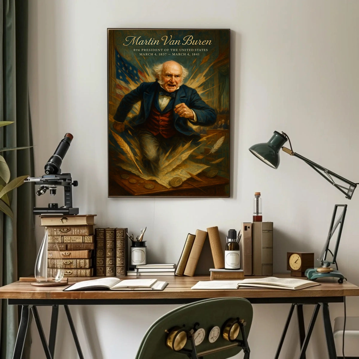 Martin Van Buren 8th President Poster
