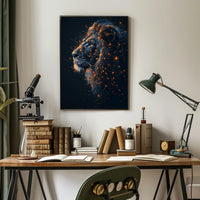 Celestial Lion Poster