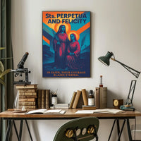 Saints Perpetua and Felicity Poster