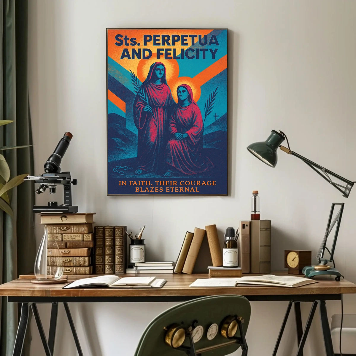Saints Perpetua and Felicity Poster