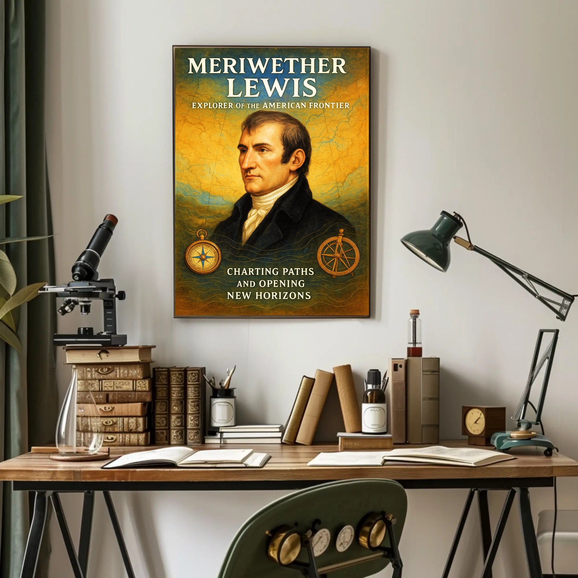 Meriwether Lewis - Explorer of the American Frontier Poster PosterGoat