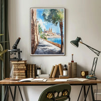 Coastal Cathedral Pathway Poster PosterGoat