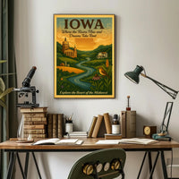 Explore The Heart Of The Midwest Poster