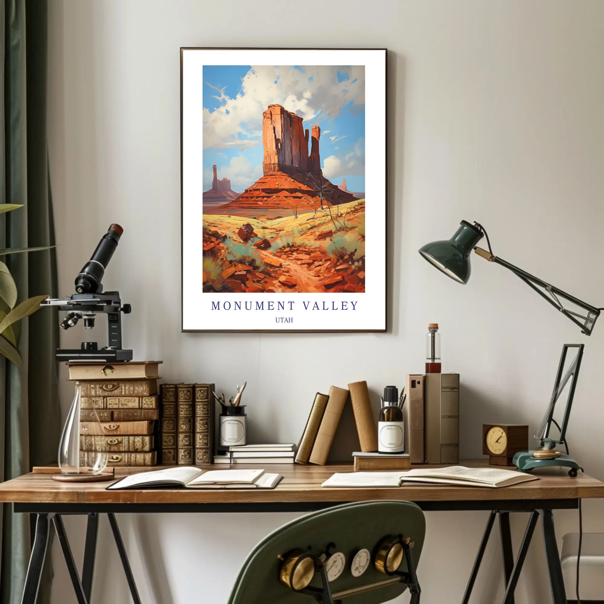 Monument Valley Adventure Awaits Travel Poster PosterGoat
