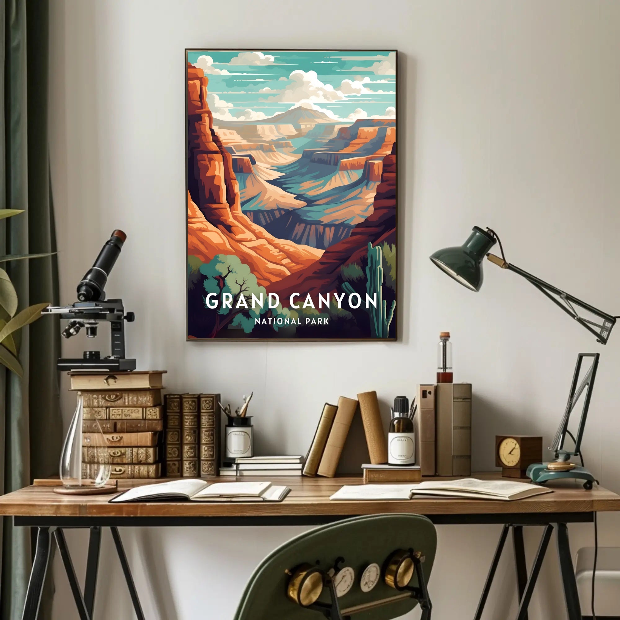 Grand Canyon Adventure Awaits National Park Poster