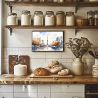 Tokyo Tower Autumn Scene Poster