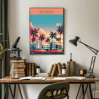Vibrant Miami Poster