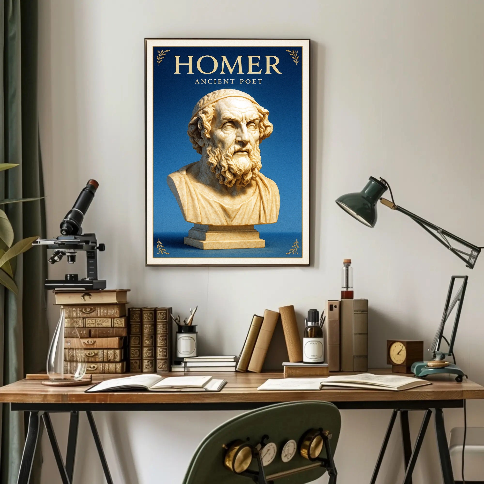 Homer Ancient Poet Poster PosterGoat