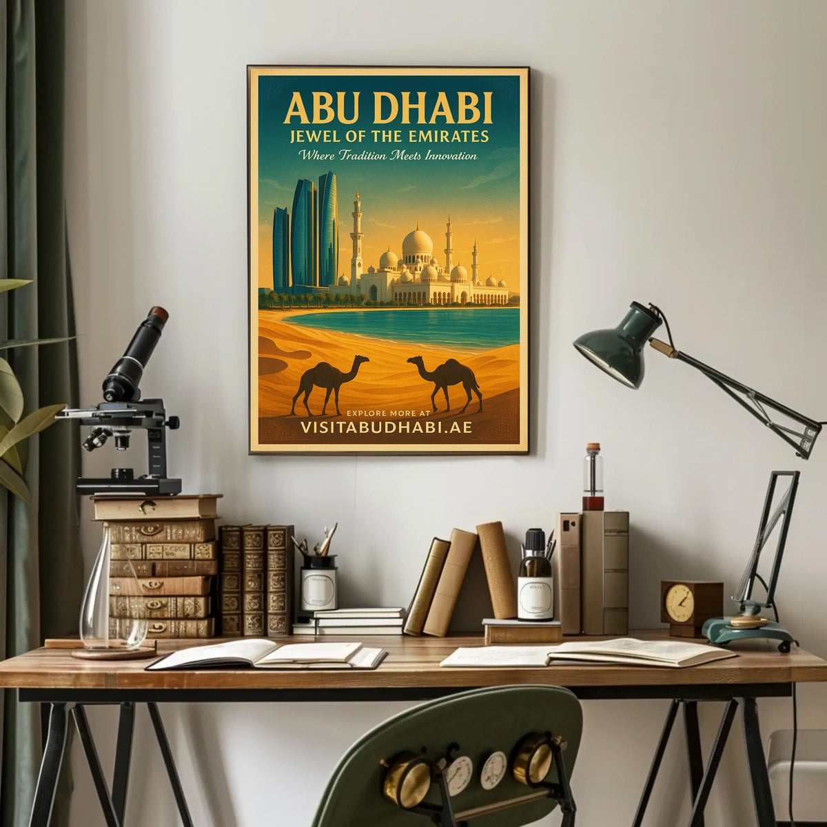Abu Dhabi's Jewel Tradition Meets Innovation Travel Poster