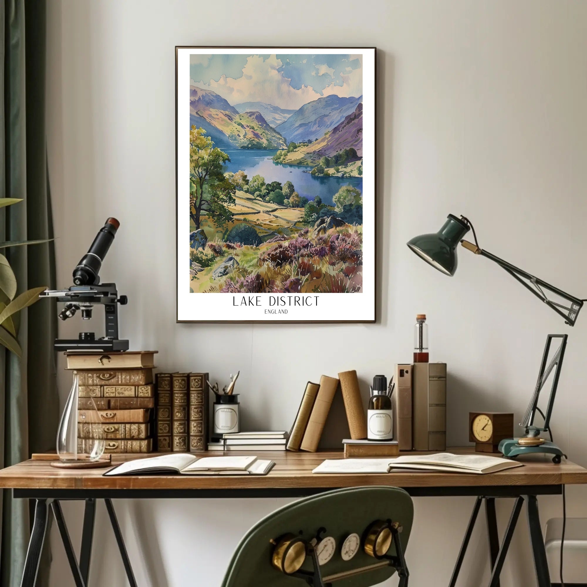 Lake District Beauty Travel Poster PosterGoat
