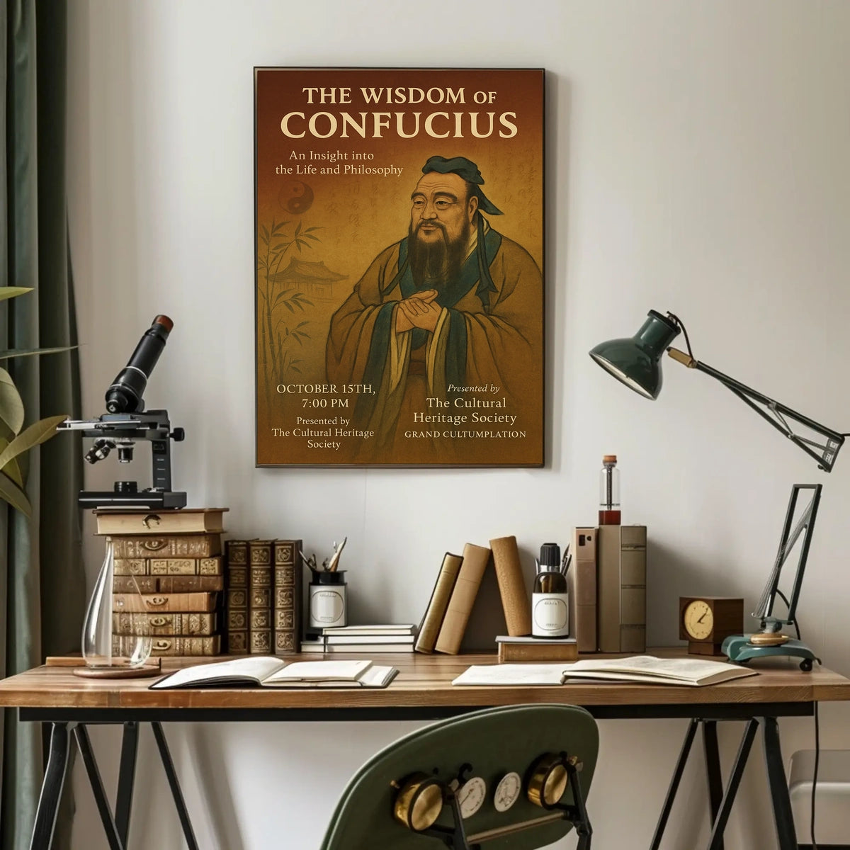 The Wisdom of Confucius Poster
