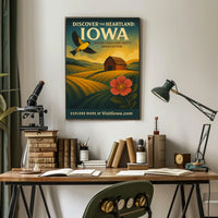 Discover the Heartland Iowa Poster