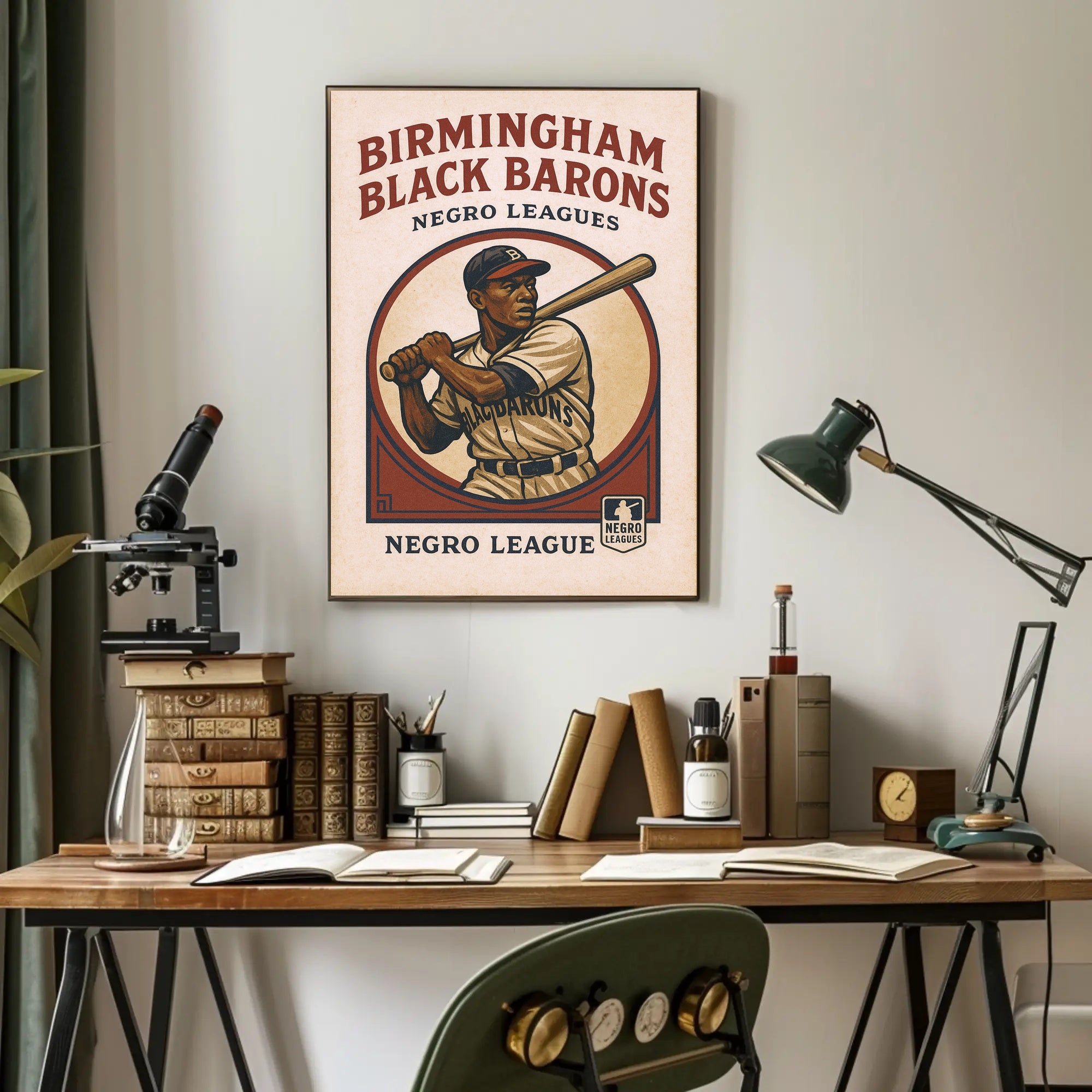 Birmingham Black Barons Negro Leagues Poster PosterGoat
