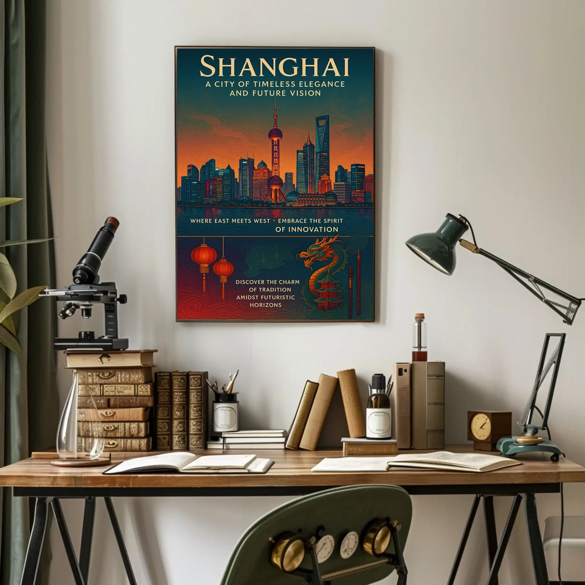 Shanghai A City of Timeless Elegance Poster