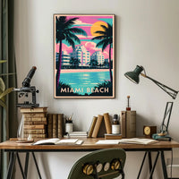 Miami Beach Paradise Poster