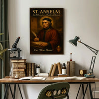 St. Anselm Faith Reason Religious Cultural Heritage Poster PosterGoat