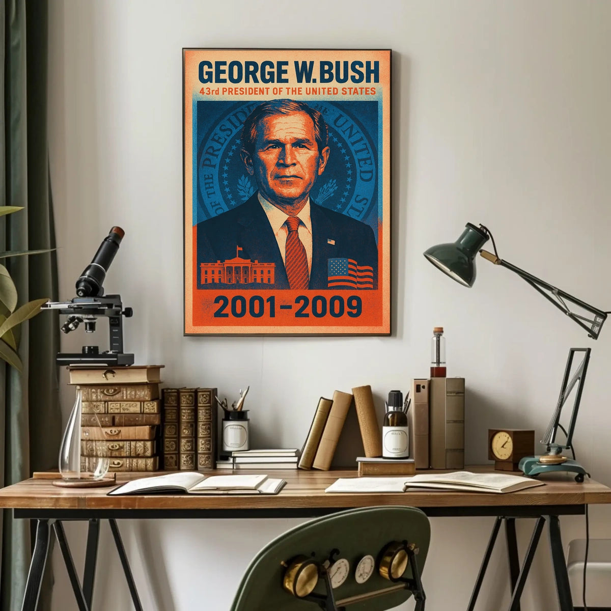 George W. Bush 43rd President Poster