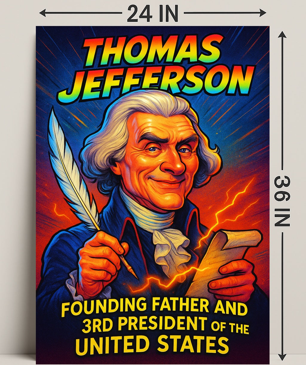 Thomas Jefferson 3rd President Poster PosterGoat