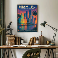 Miami The Magic City Poster