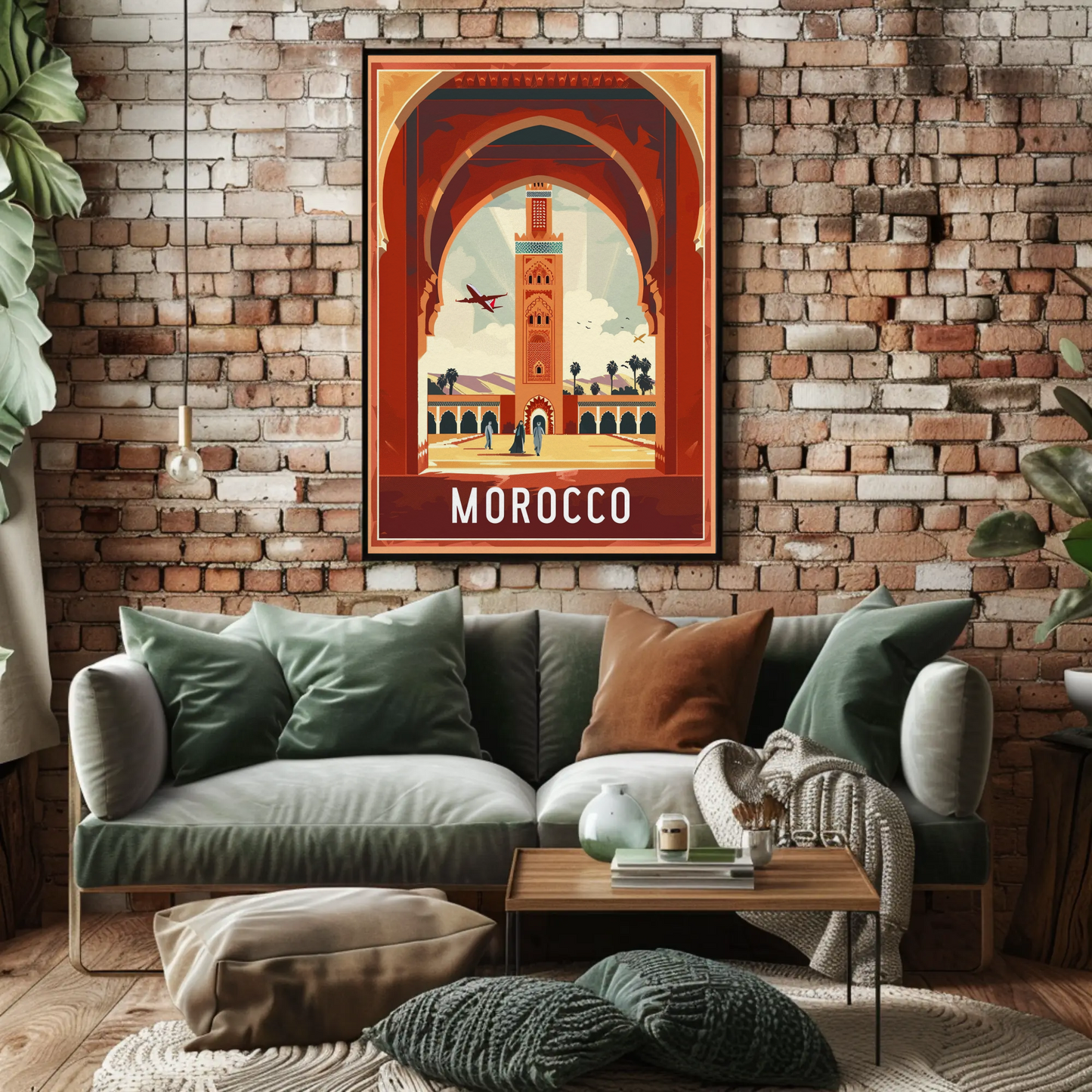 Morocco Vintage Travel Poster