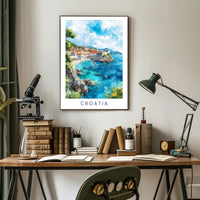 Coastal Beauty of Croatia Poster PosterGoat