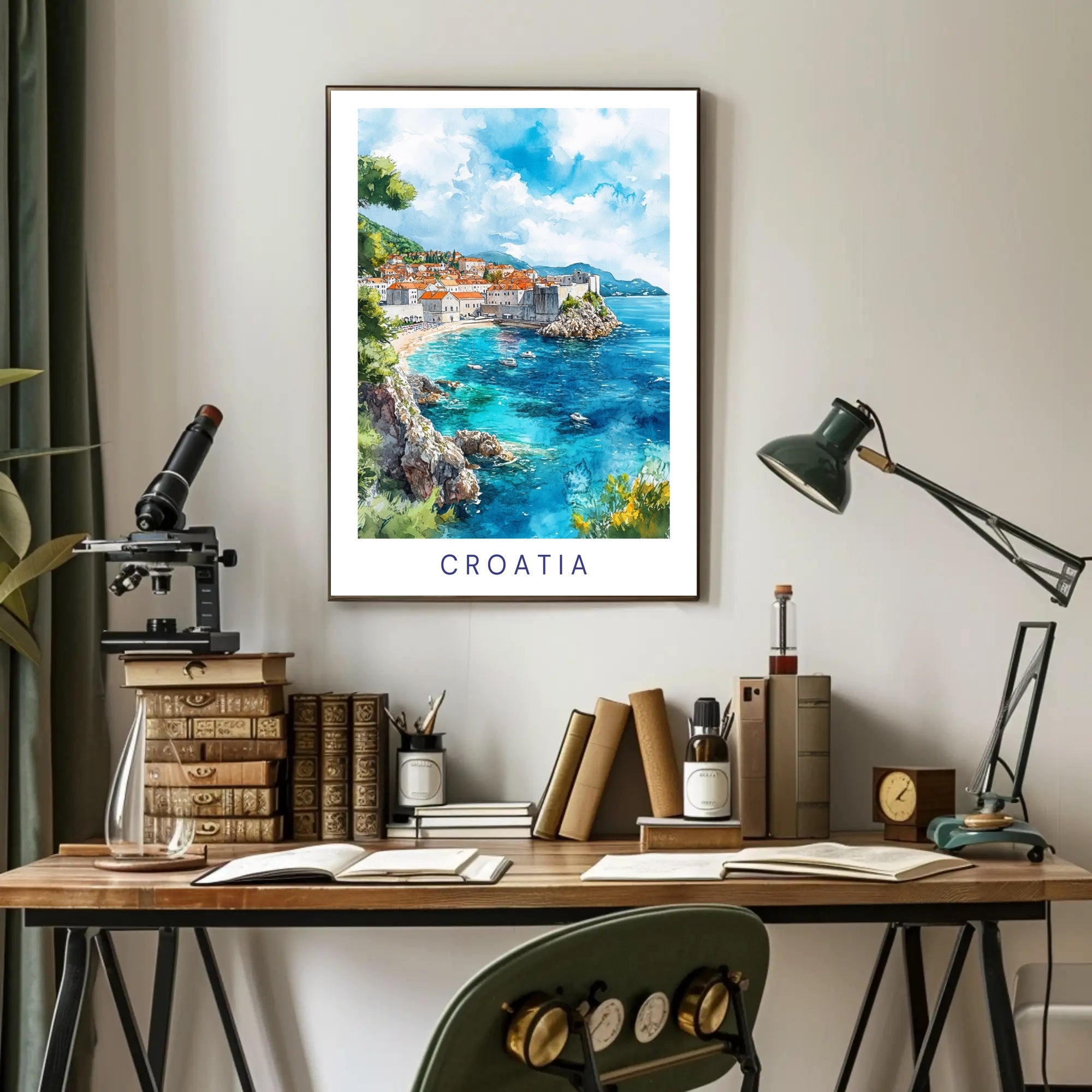 Coastal Beauty of Croatia Poster PosterGoat