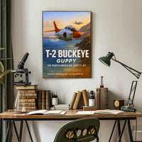 T-2 Buckeye The North American Safety Jet Poster PosterGoat