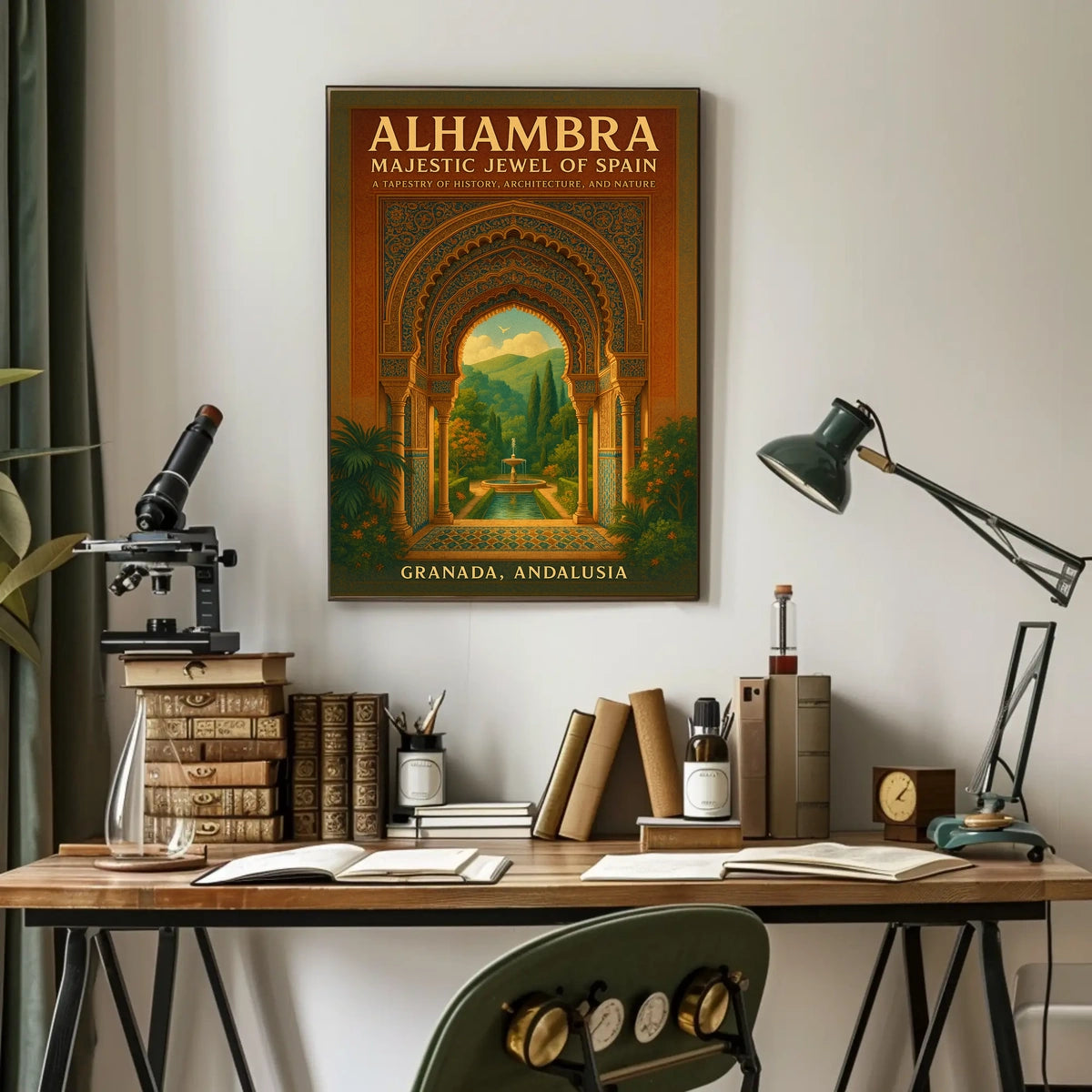 Alhambra Majestic Jewel of Spain Poster