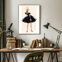Elegant Fashion Illustration Poster