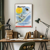 Kaprun Ski Destination Vintage Travel Poster PosterGoat