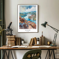 Guatapé Tranquil Hillside View Travel Poster PosterGoat