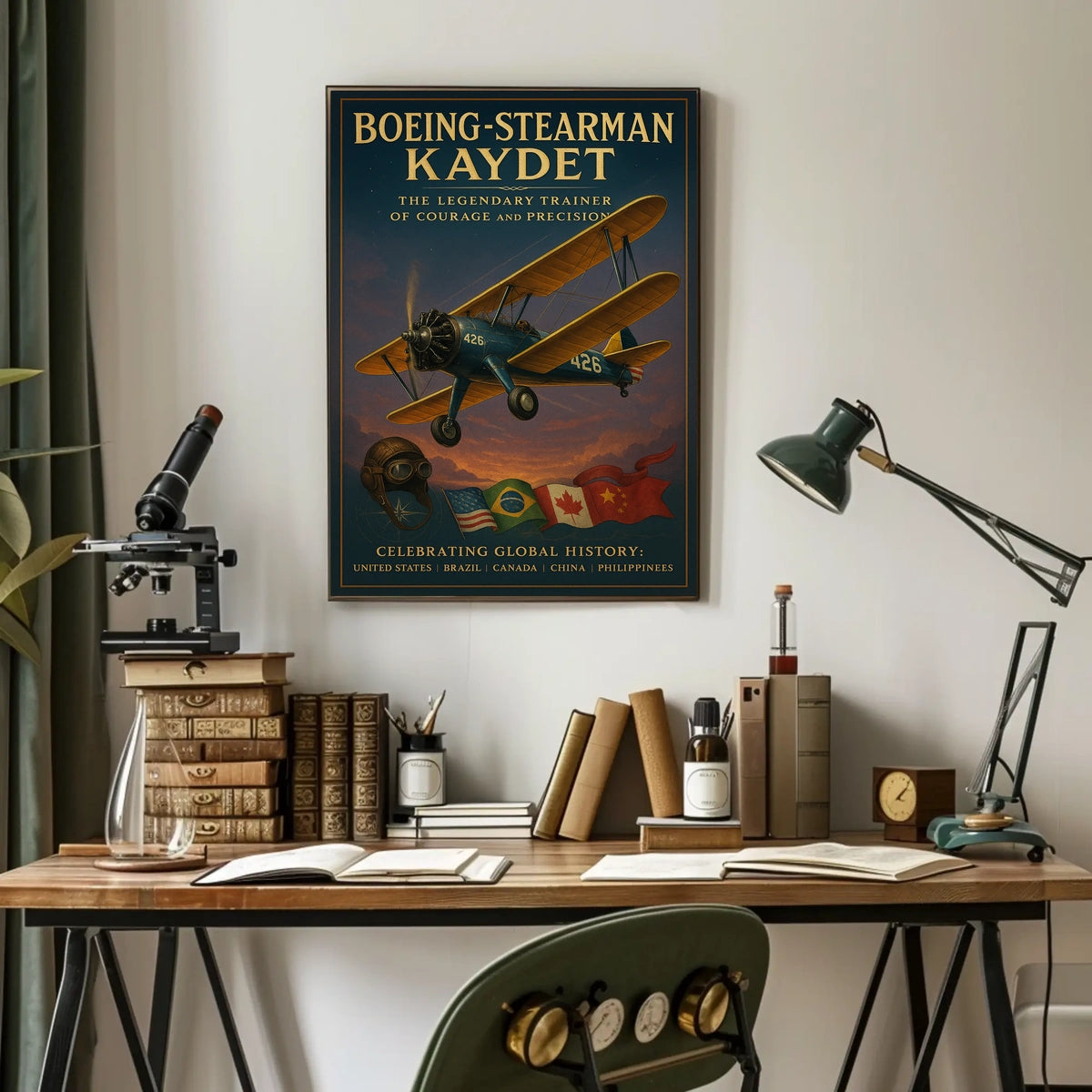 Boeing-Stearman Kaydet The Legendary Trainer Poster