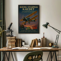 Boeing-Stearman Kaydet The Legendary Trainer Poster