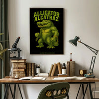 Alligator Alcatraz Poster PosterGoat