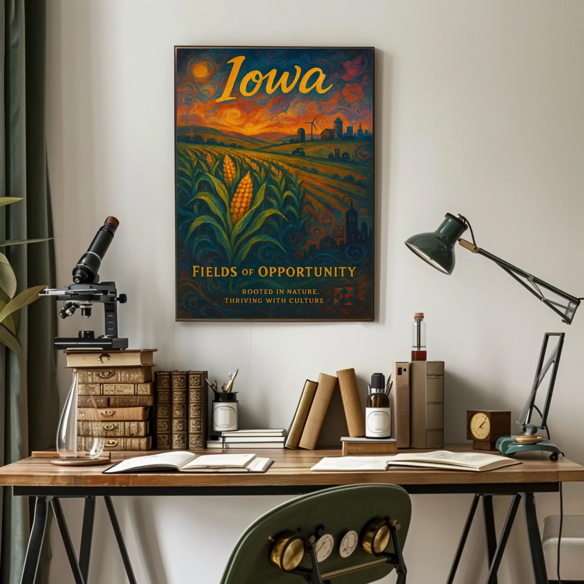 Iowa Fields Of Opportunity Poster