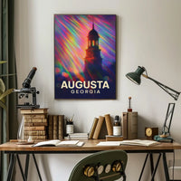 Augusta, Georgia Vibrant Landmark Poster