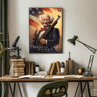 Martin Van Buren with a Modern Twist Poster