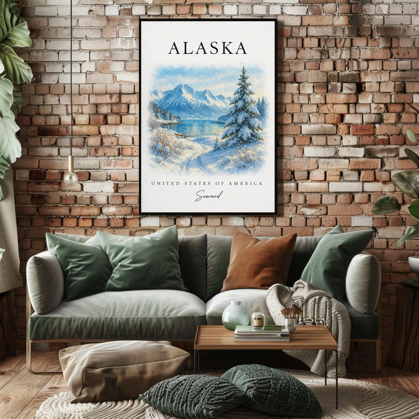 Alaska, Anchorage Signature Series Vintage Travel Poster
