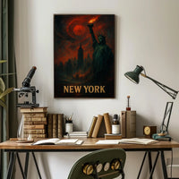 New York A Dystopian Vision Poster