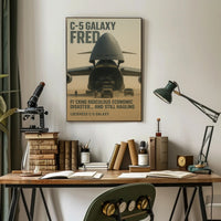 Military Aircraft with Tank U.S. Air Force Poster