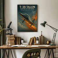 T-38 Talon Jet Vintage Military Recruitment Poster