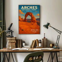 Arches National Park Poster Timeless Stone Sculpts Nature