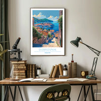 Scenic View of Dubrovnik Poster