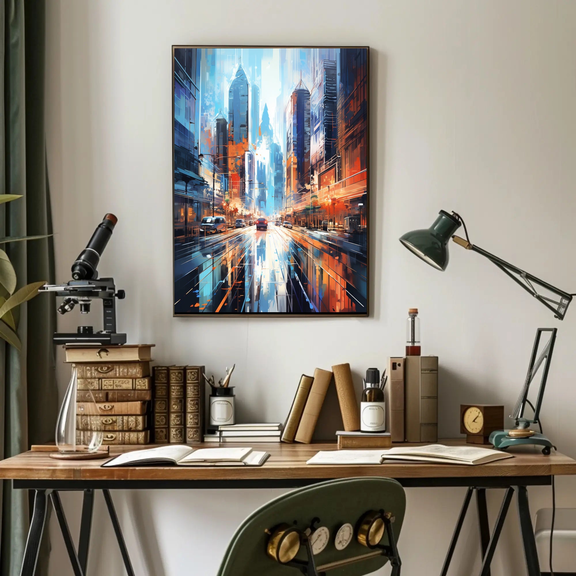 Futuristic Urban Energy Futuristic Sci-Fi Poster