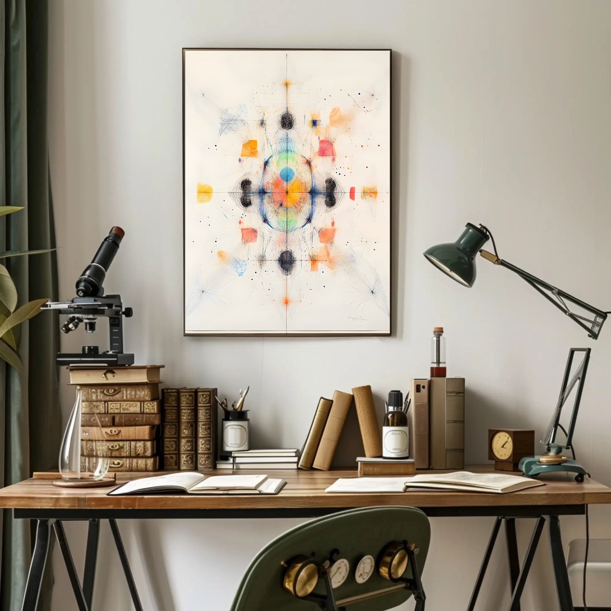 Abstract Symmetry Poster Modern Art Print