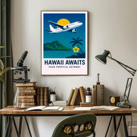 Hawaii Awaits Poster PosterGoat