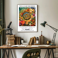 William Morris Cotton Prints Exhibition Poster