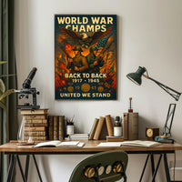 World War Champs Poster PosterGoat