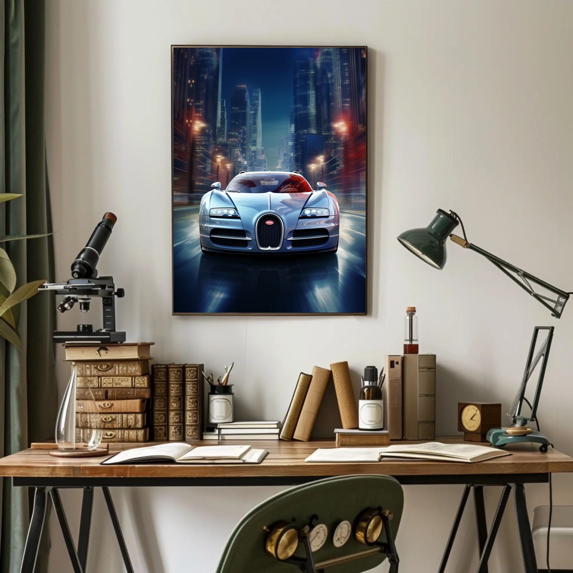 Speed in the City Poster PosterGoat
