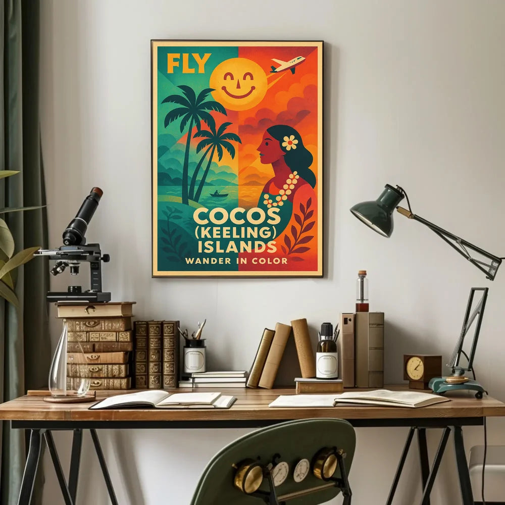Tropical Adventure Travel Poster PosterGoat